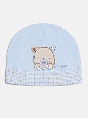 Blue Jersey Hat - Bear Graphic